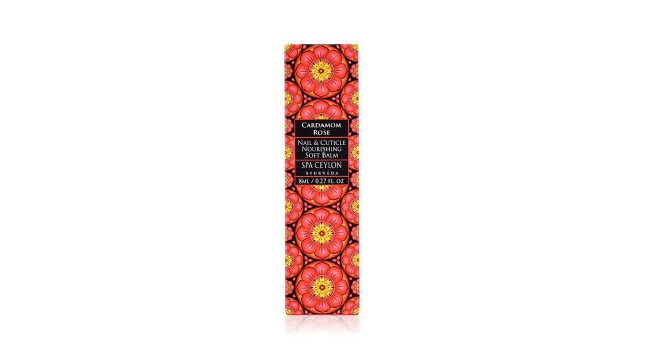 Spa Ceylon Cardamom Rose Nail and Cuticle Nourishing Soft Balm (9ml)