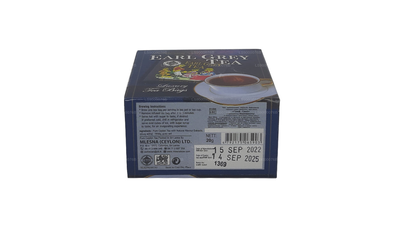 Mlesna Earl Grey Tea (20g) 10 Luxury Tea Bags