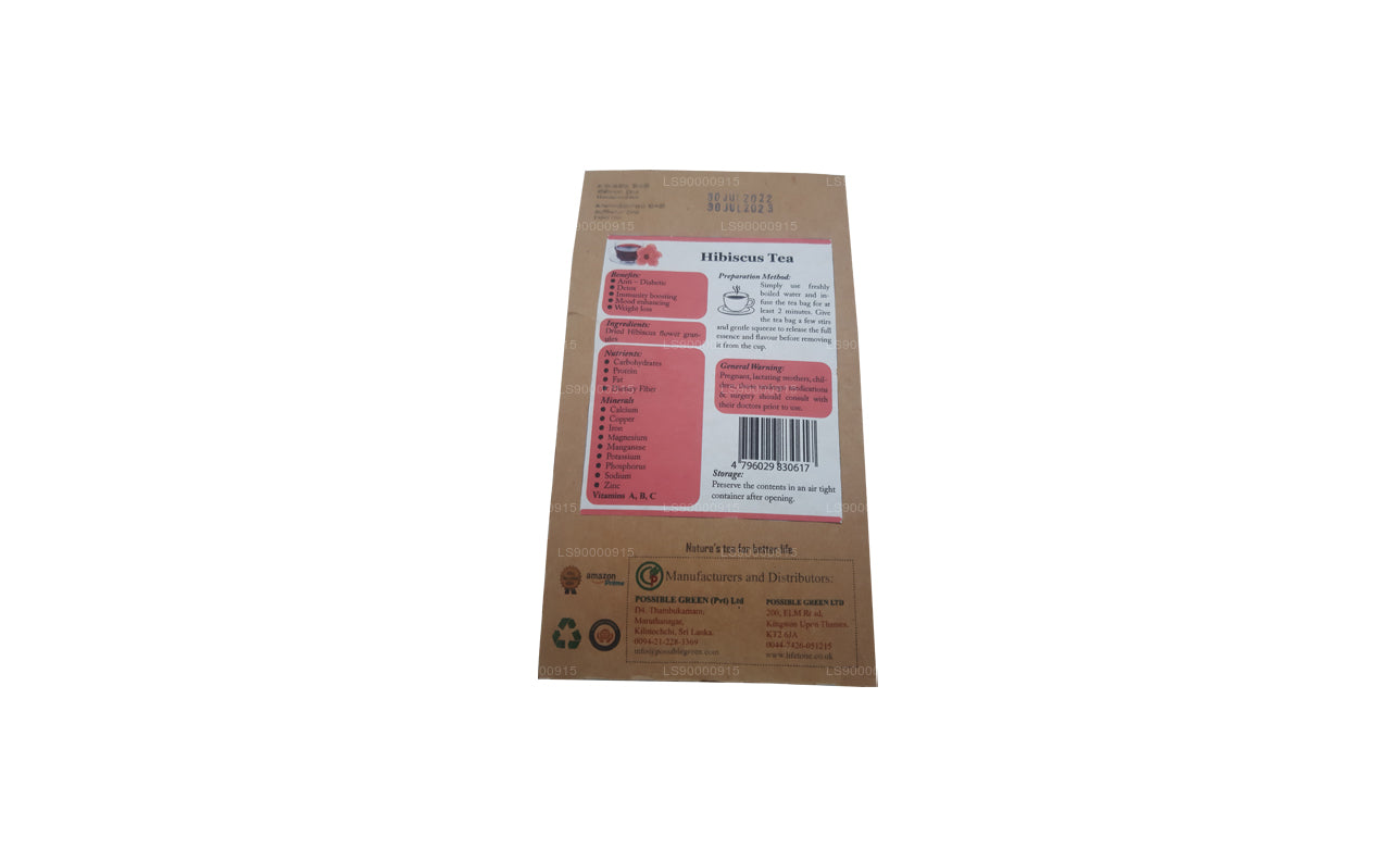 Lifetone Hibiscus Flower Tea (30g)