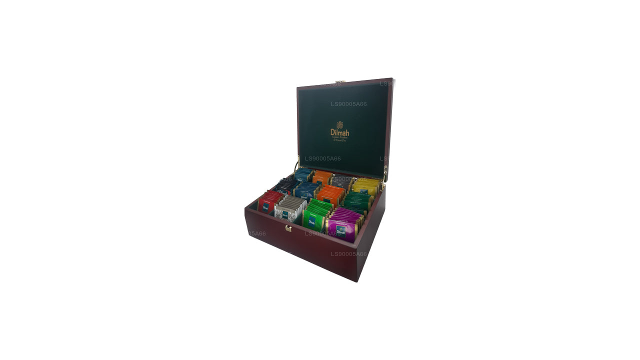 Dilmah Luxury Timber Presenter with Lid (12 Varieties)