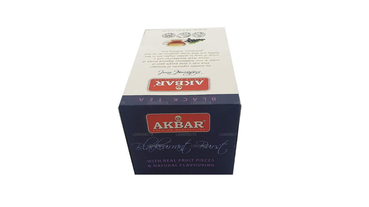 Akbar Blackcurrant Burst (40g) 20 Foil Tea Bags