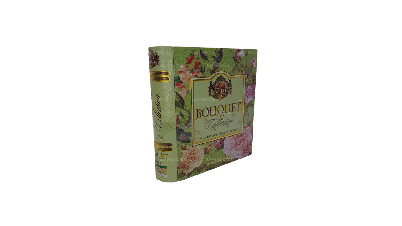 Basilur Exclusive Premium Green Tea Bouquet Collection (48g) 32 Tea Bags