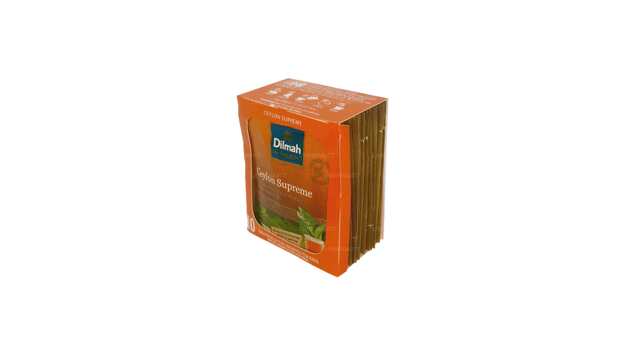 Dilmah Ceylon Supreme 10 Tea Bags (20g)