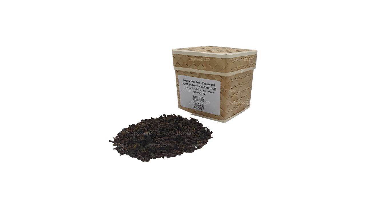 Lakpura Single Estate (Court Lodge) PEKOE Grade Ceylon Black Tea (100g)