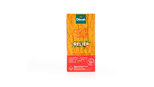 Dilmah Arana Relief Natural Herbal Green Tea (20 Tagless Tea Bags)