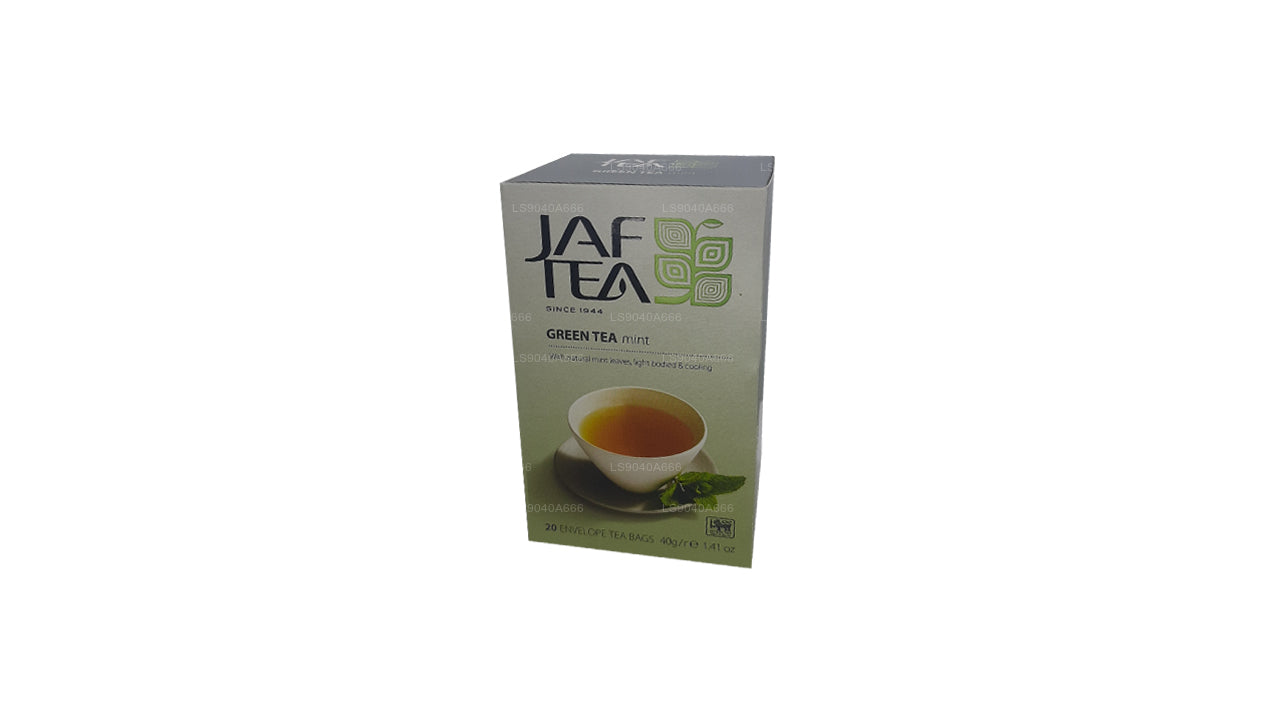 Jaf Tea Green Tea Mint (40g) 20 Envelope Tea Bags